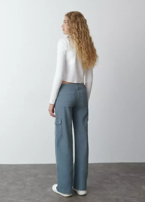 Mujer Brownie Spain Pantalones-Pantalon Culotte Cargo