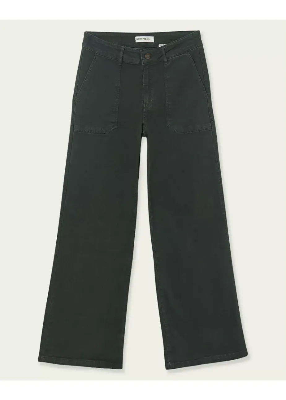 Mujer Brownie Spain Pantalones-Pantalon Culotte Con Bolsillos Frontales