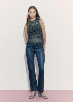 Mujer Brownie Spain Pantalones-Pantalon Encerado