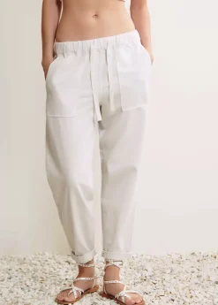 Mujer Brownie Spain Pantalones-Pantalon Fluido Algodon