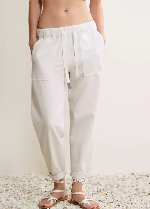 Mujer Brownie Spain Pantalones-Pantalon Fluido Algodon