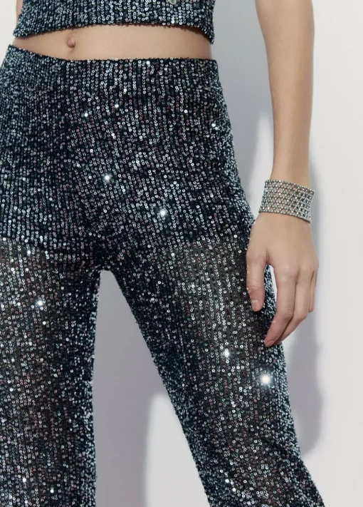 Mujer Brownie Spain Pantalones-Pantalon Lentejuelas