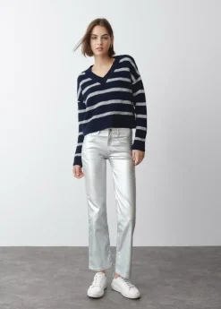 Mujer Brownie Spain Pantalones-Pantalon Metalizado