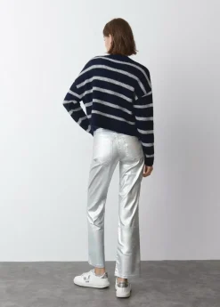 Mujer Brownie Spain Pantalones-Pantalon Metalizado