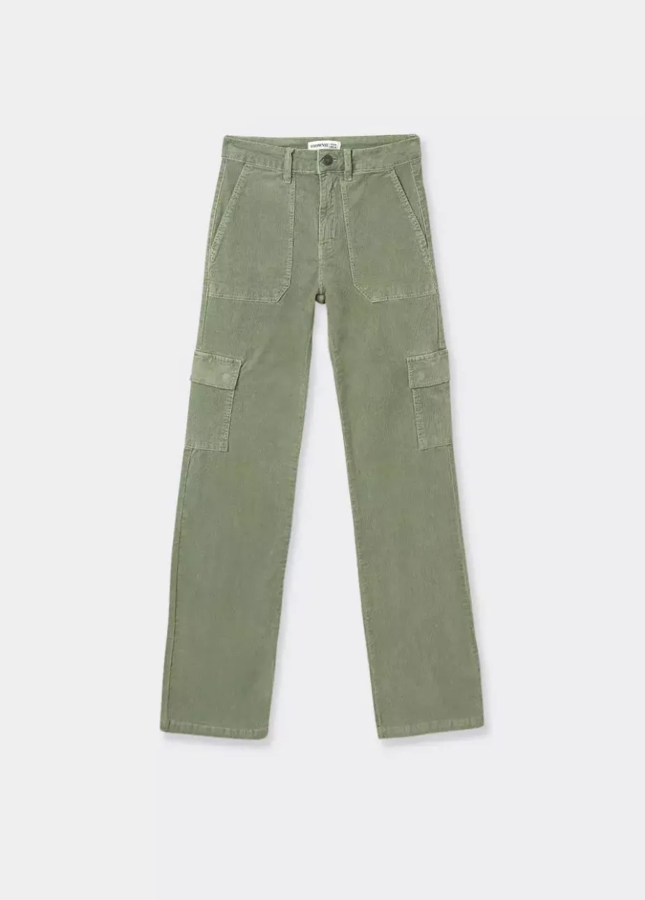 Mujer Brownie Spain Pantalones-Pantalon Pana Campana