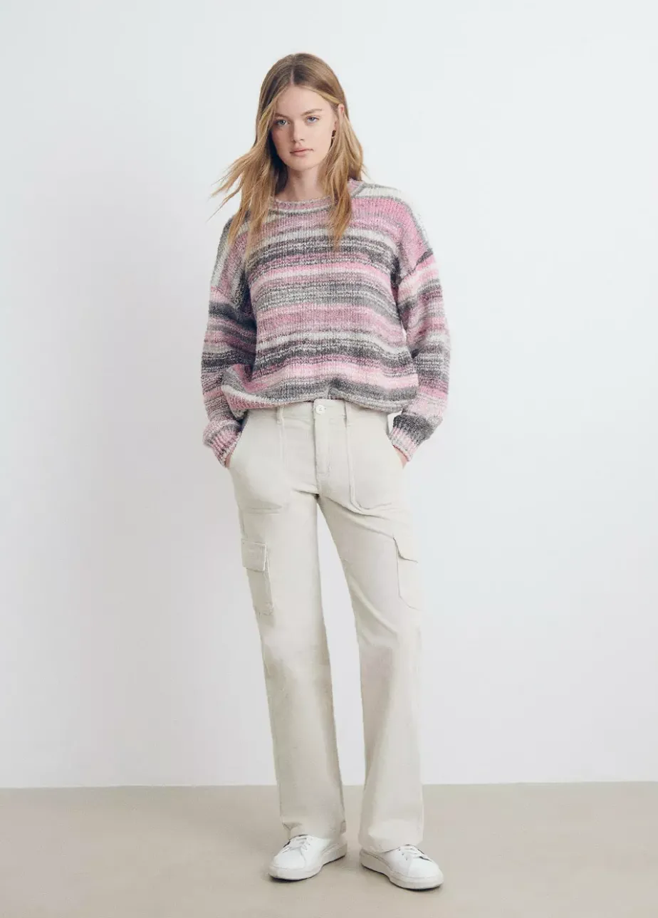 Mujer Brownie Spain Pantalones-Pantalon Pana Cargo