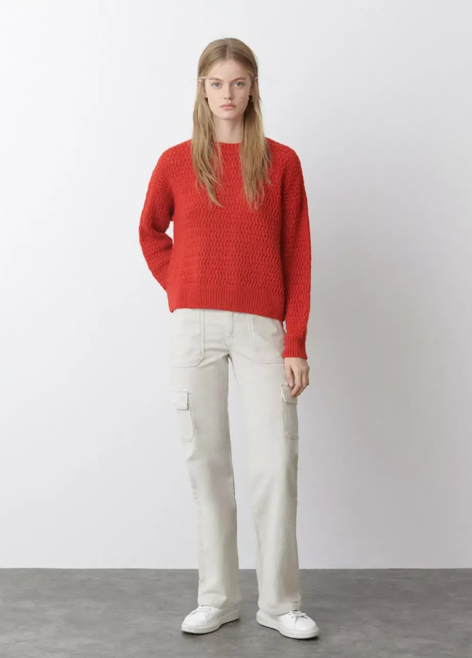 Mujer Brownie Spain Pantalones-Pantalon Pana Cargo