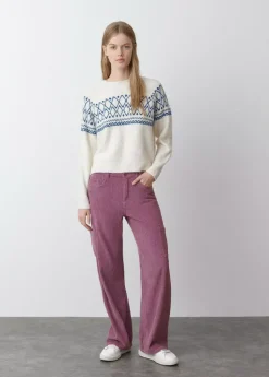 Mujer Brownie Spain Pantalones-Pantalon Pana Cinco Bolsillos