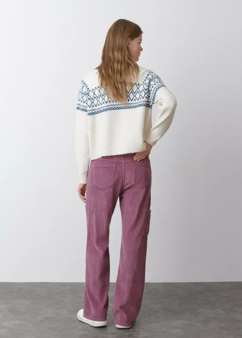 Mujer Brownie Spain Pantalones-Pantalon Pana Cinco Bolsillos