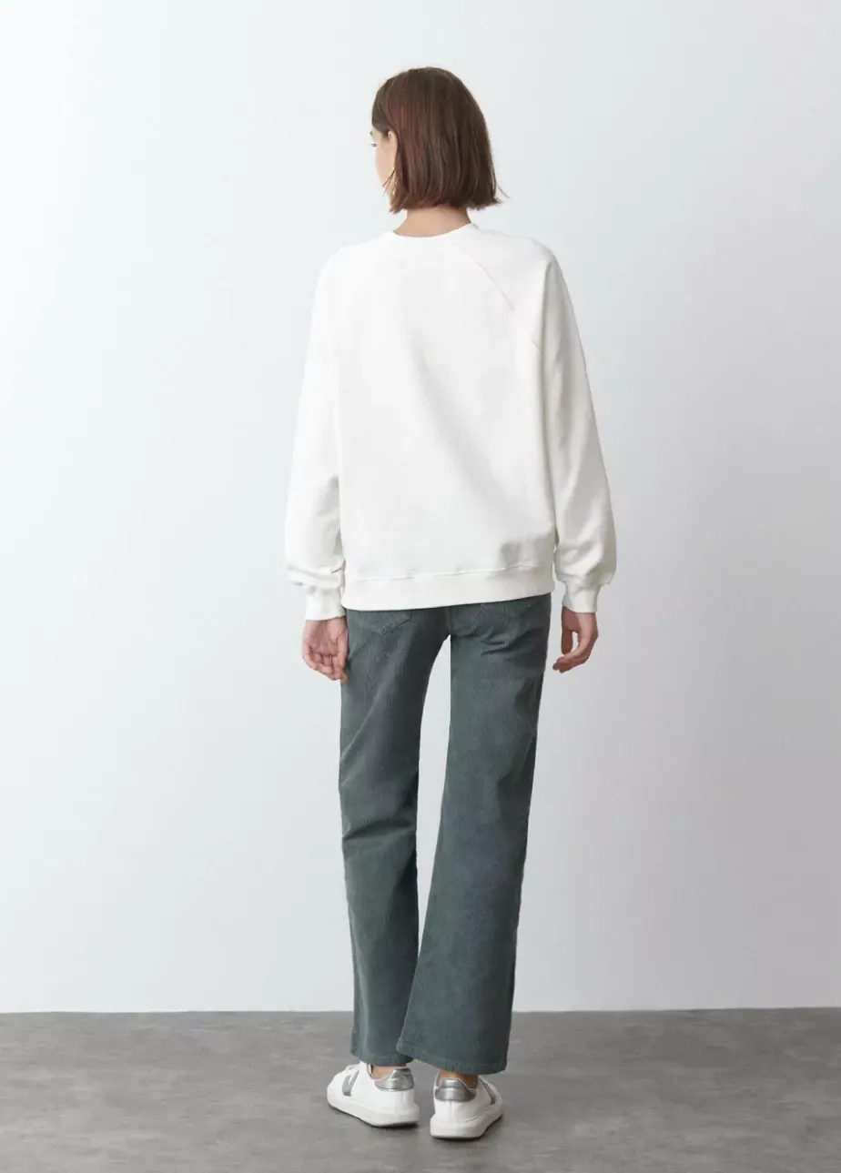 Mujer Brownie Spain Pantalones-Pantalon Pana Recto