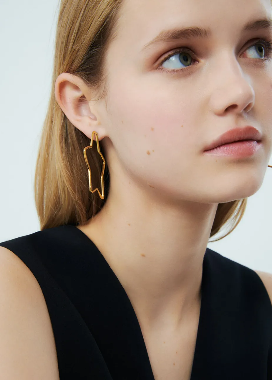 Mujer Brownie Spain Otros Accesorios-Pendiente Estrella Grande