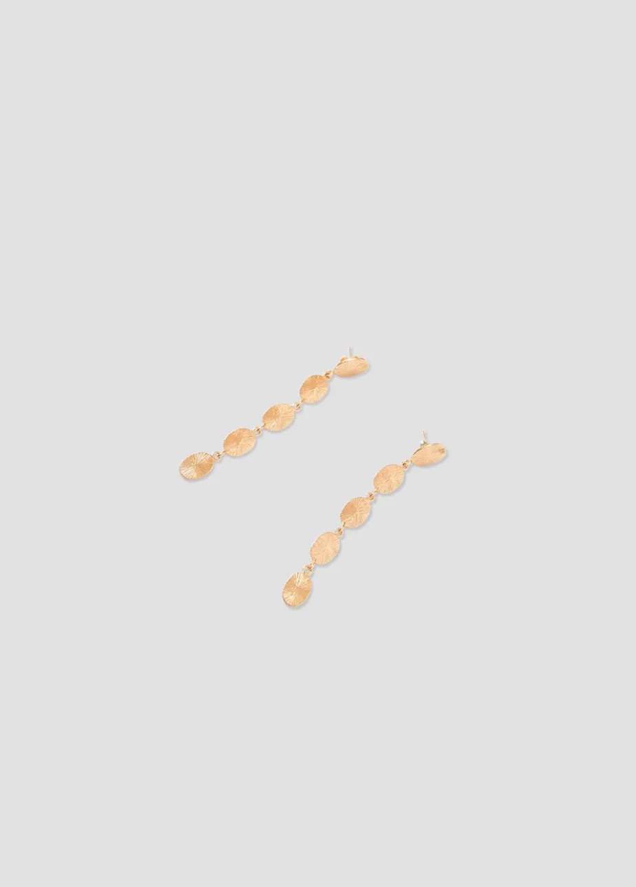 Mujer Brownie Spain Otros Accesorios-Pendientes Largos Cinco Chapas Ovaladas