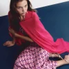 Mujer Brownie Spain Otros Accesorios-Shawl Liso Fucsia