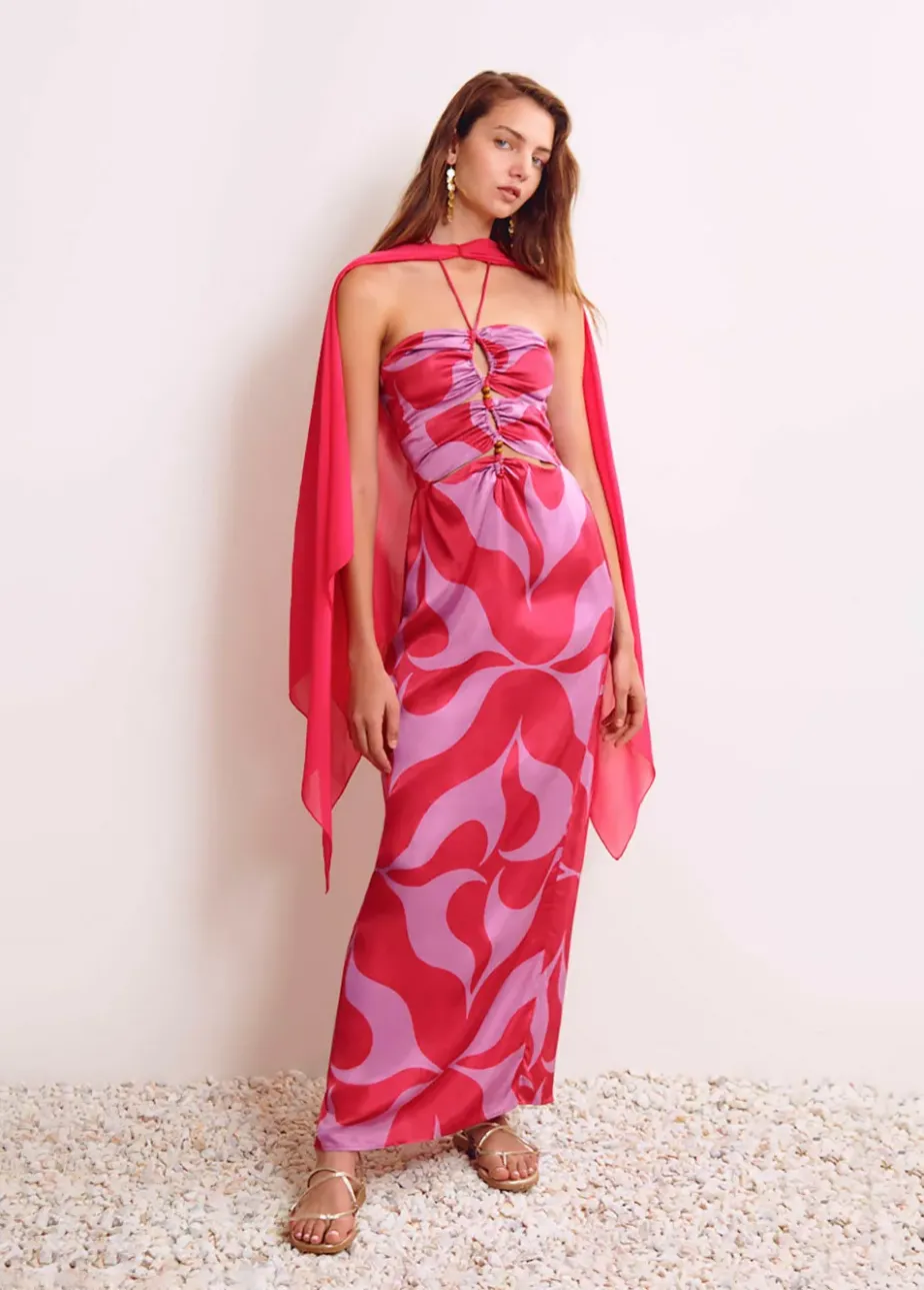 Mujer Brownie Spain Otros Accesorios-Shawl Liso Fucsia