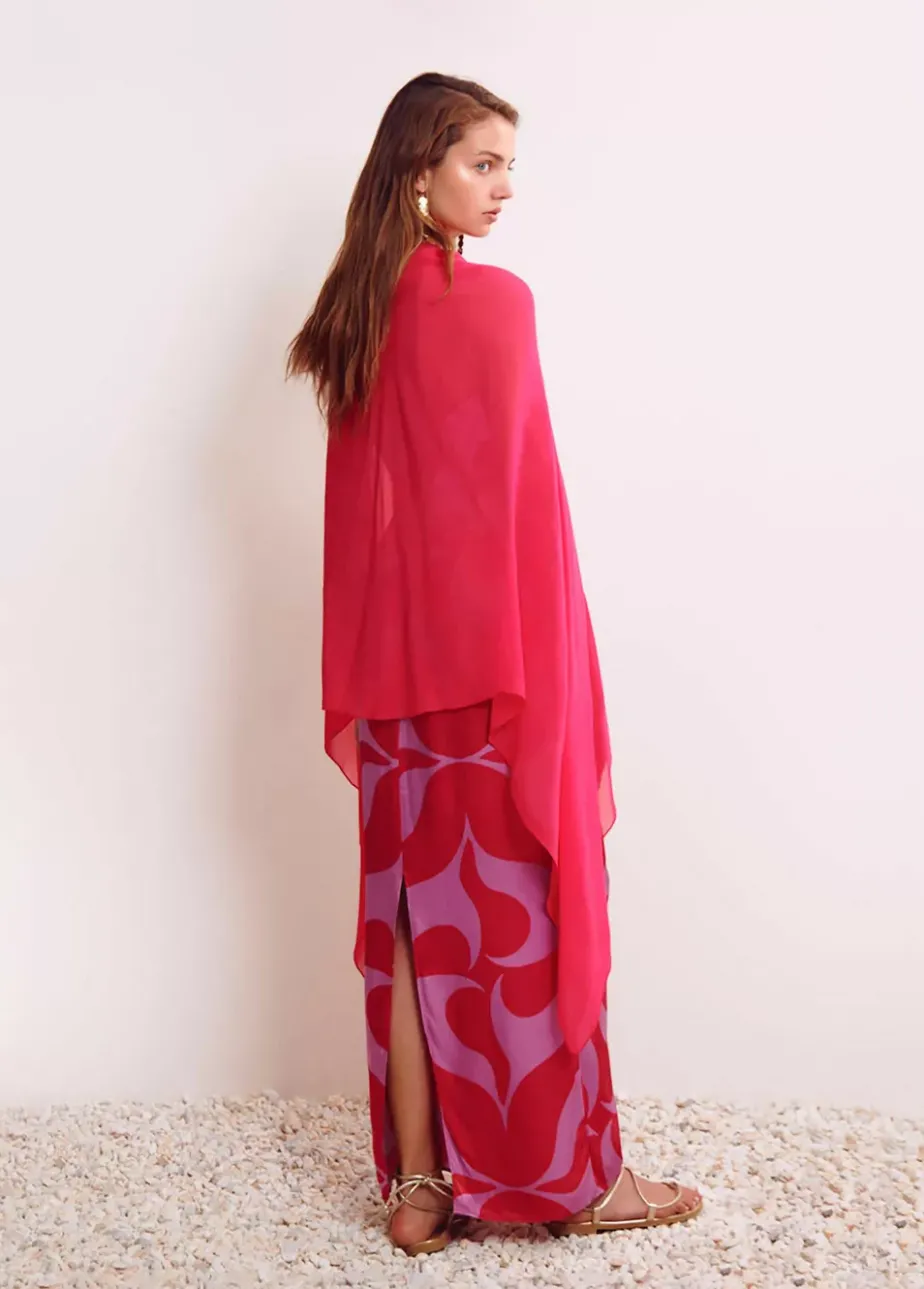 Mujer Brownie Spain Otros Accesorios-Shawl Liso Fucsia