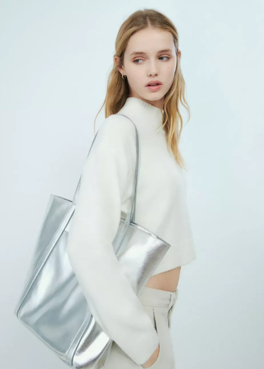 Mujer Brownie Spain Bolsos-Shopper Metalizado