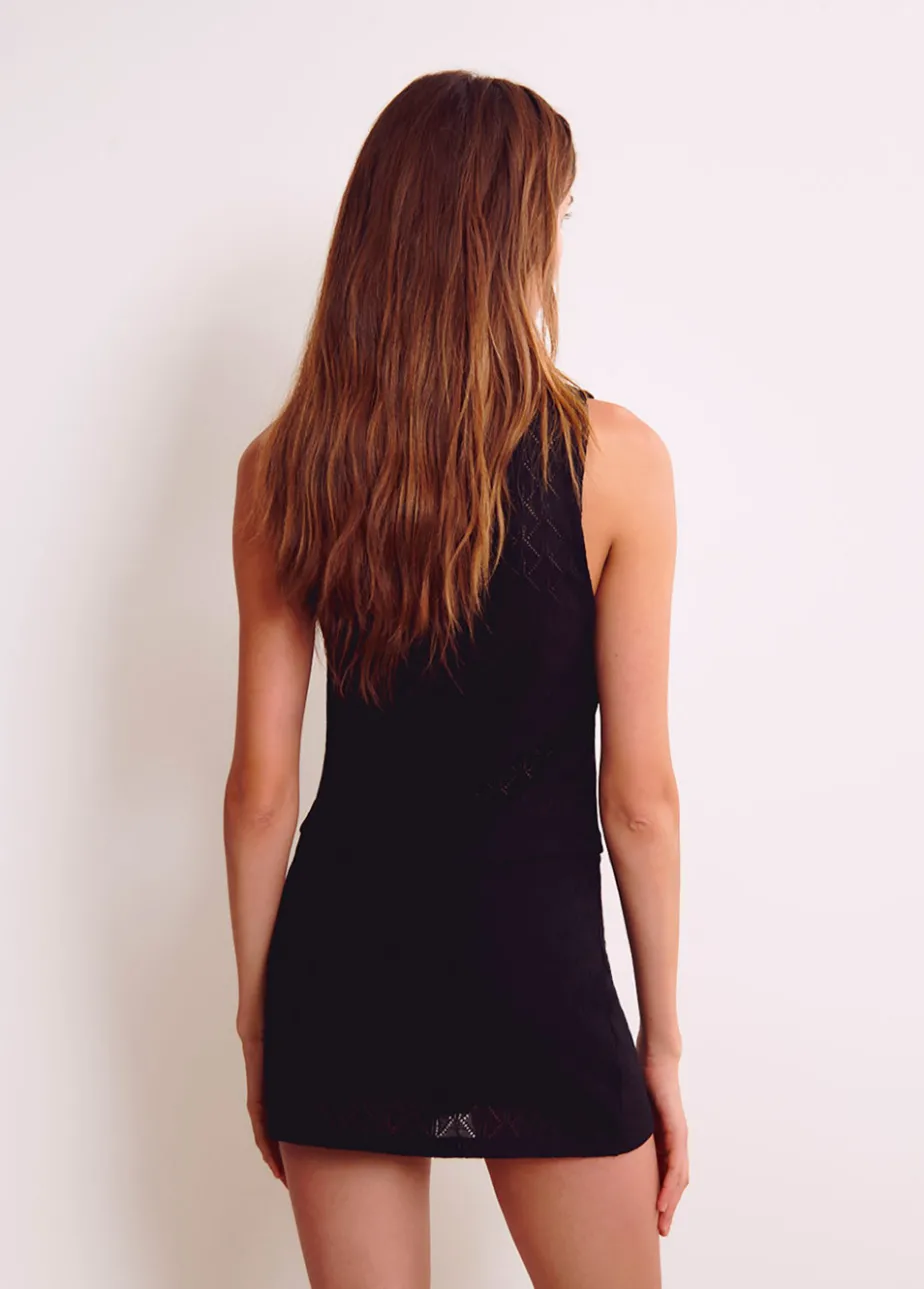 Mujer Brownie Spain Tops-Top Chaleco Calado