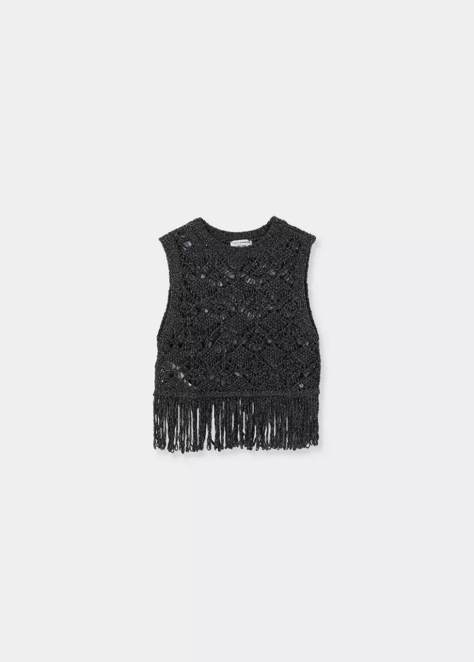 Mujer Brownie Spain Tops-Top Flecos Calado