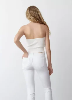 Mujer Brownie Spain Tops-Top Punto Cruzado Cuello