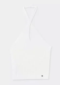 Mujer Brownie Spain Tops-Top Punto Cruzado Cuello