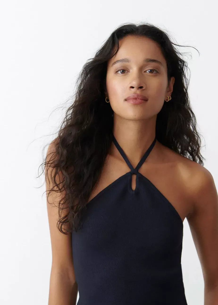 Mujer Brownie Spain Tops-Top Punto Hilo Metalizado