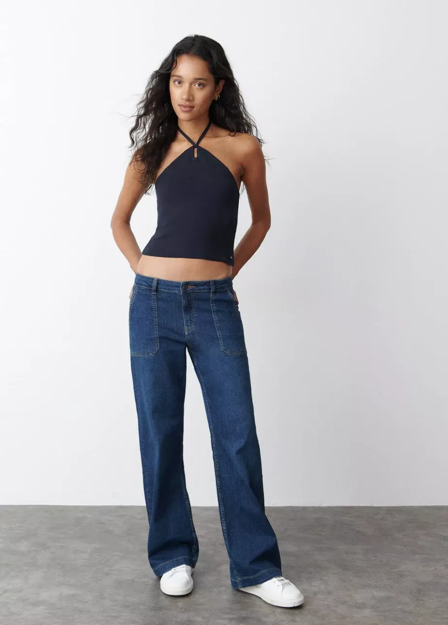 Mujer Brownie Spain Tops-Top Punto Hilo Metalizado