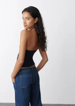 Mujer Brownie Spain Tops-Top Punto Hilo Metalizado