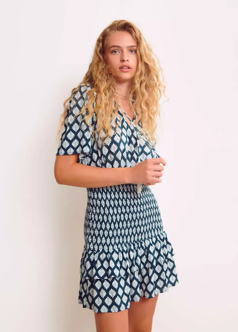 Mujer Brownie Spain Vestidos-Vestido Gomas Etnico Abalorios