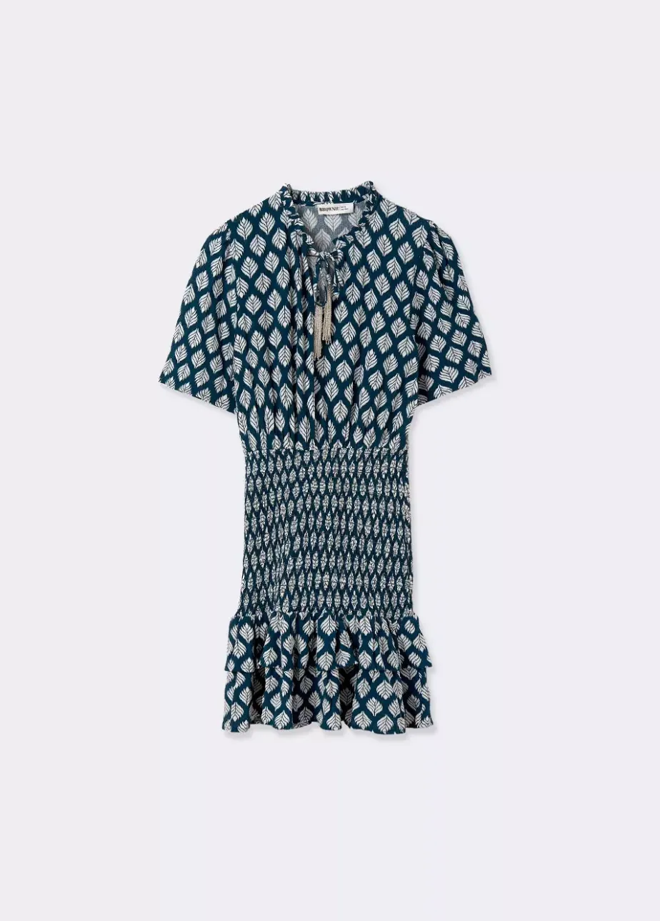 Mujer Brownie Spain Vestidos-Vestido Gomas Etnico Abalorios