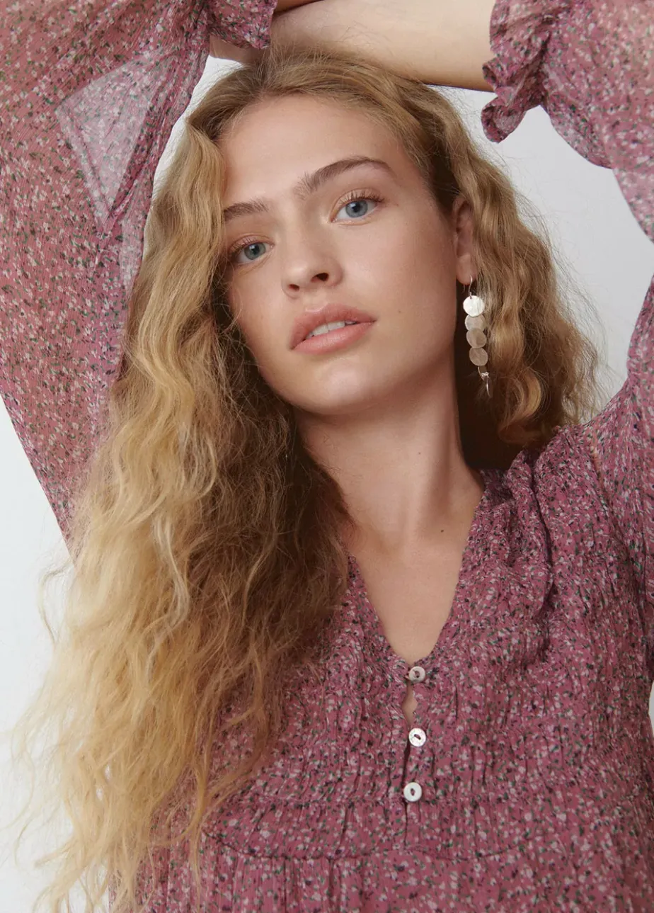 Mujer Brownie Spain Vestidos-Vestido Smock Pecho Suelto