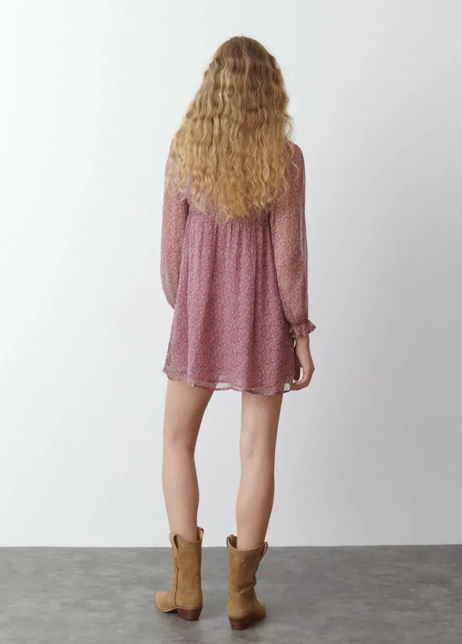 Mujer Brownie Spain Vestidos-Vestido Smock Pecho Suelto